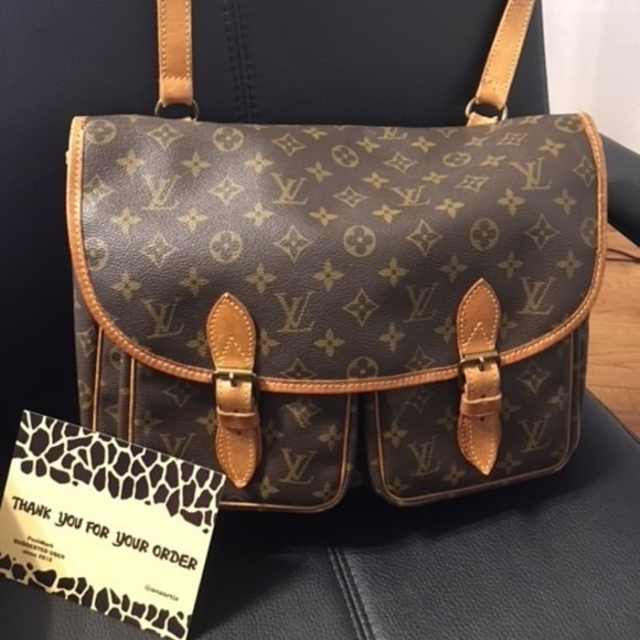 Louis Vuitton Handbags - Saumur Handbag Monogram Gm Brown Canvas Cross Body
